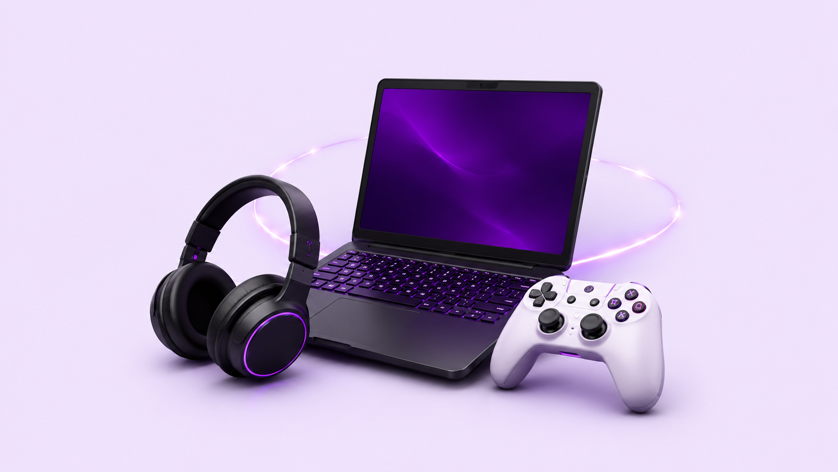 Setup gamer protegido pela Clubfix: PC, placa de vídeo, memórias e periféricos cobertos contra dano acidental